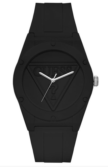 GUESS Women’s 41mm Silicone Retro Pop Watch – Black/Black $69.99