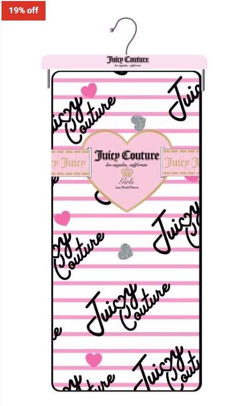 19% OFF Juicy Couture Juicy Couture Soft & Cozy Oversized Throw Blanket $35 (RRP$43)