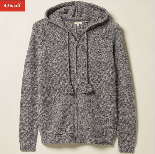 47% OFF FAT FACE Katie Zip Hoodie $55 (RRP$103)