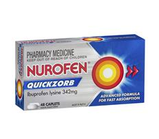 Nurofen Quickzorb 48 Caplets $10.99 (Don’t Pay RRP: $15.19)