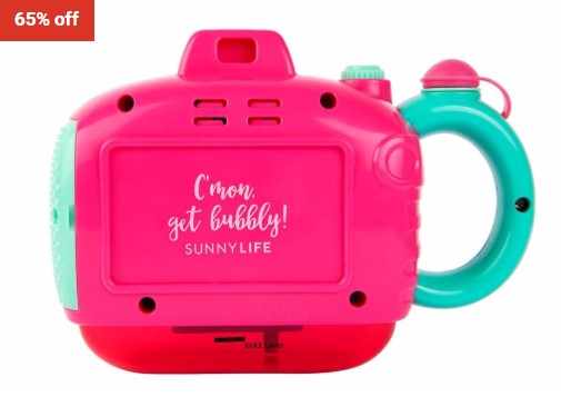 65% OFF Sunnylife Camera Bubbles Pink $14 (RRP$39.95)