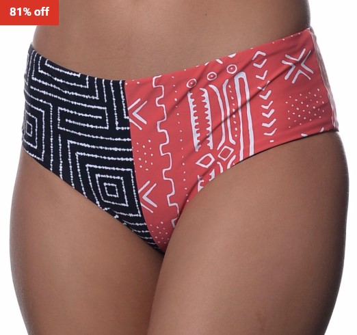 81% OFF ROXY Ladies Md High Wst Pnt J Bikini Bottom $15 (RRP$77)