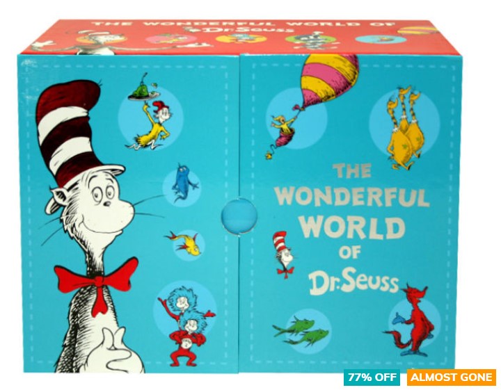 77% OFF The Wonderful World of Dr. Seuss 20-Book Hardcover Box Set $67.99 (Don’t pay $299.95)