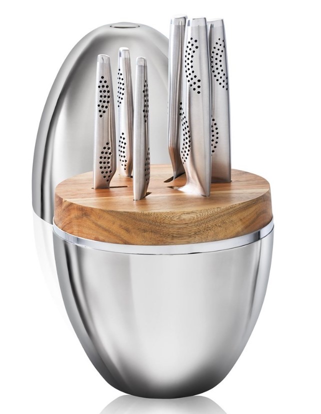 THE EGG by Baccarat iD3 7 Piece Knife Block $299.99 (RRP $999.99)