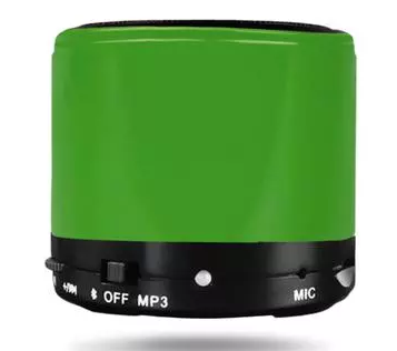 Green Portable Mini Bluetooth Wireless AUX Stereo Music Speaker for iPhone iPad PC $14.99
