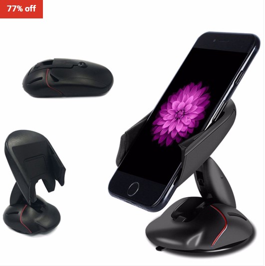 77% OFF Colourblocker One Touch Style Car Mount Windshield Mobile Car Dashboard Holder Phone Bracket $7 (RRP$29.95)