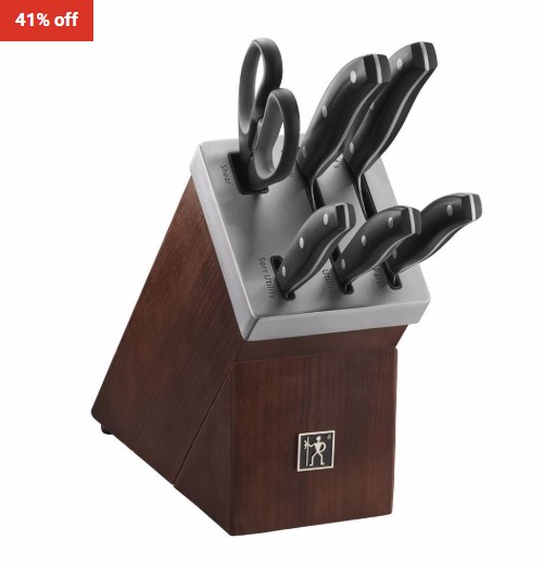 41% OFF J.A. Henckels International Definition 7 Piece Self-Sharpening Knife Block Set $159 (RRP$270)