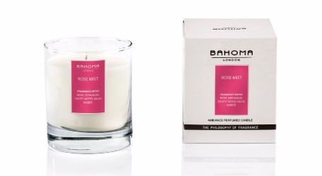 75% OFF Bahoma London 75 Hour Burn Time Rose Mist Candle $12 (RRP$48)