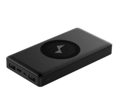 Kogan 10,000mAh Qi Wireless Power Bank with PD (Black) $39