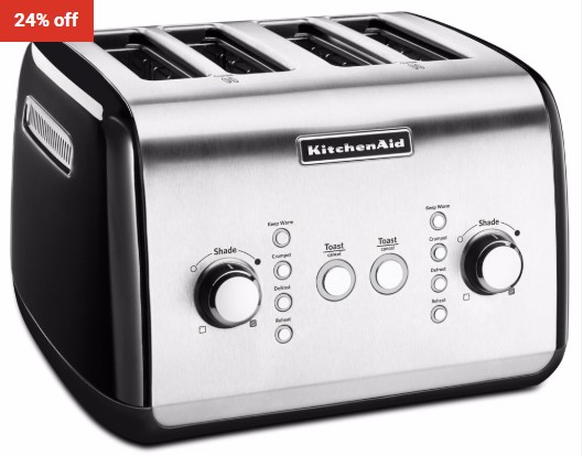 24% OFF KitchenAid Classic 4 Slice Toaster $189 (RRP$249)