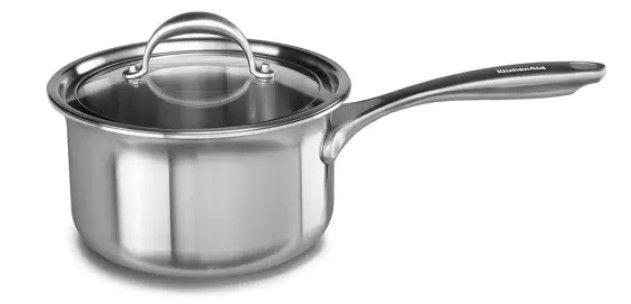 KitchenAid Copper Core 1.5L Saucepan (KC2C15PLST) $29 (RRP $299.95)