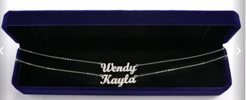 Personalised Sterling Silver Necklace $25-$49