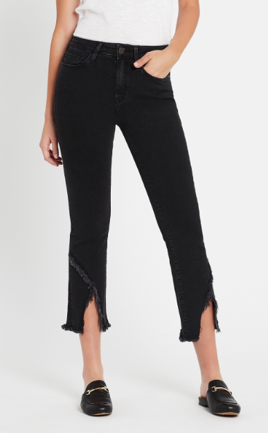 MAVI ANIKA CROP FLARE SMOKE $118.96 (RRP$169.95)