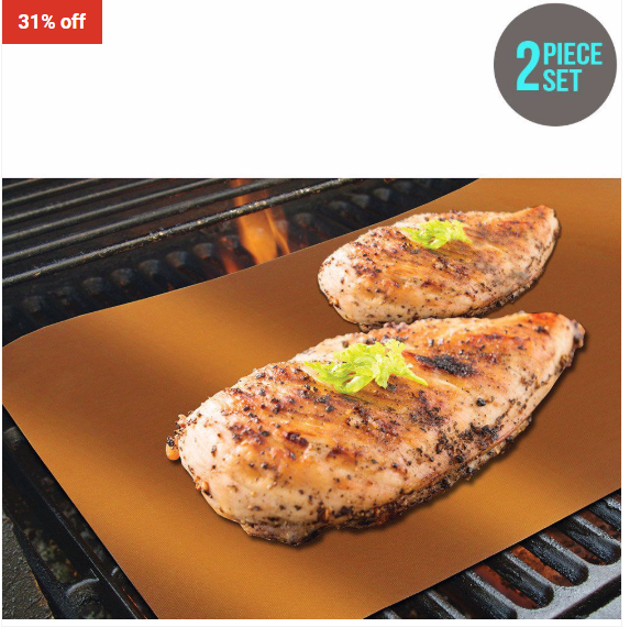 31% OFF Gotham Steel Grill And Bake Mat – 2 Pack $25 (RRP$36)