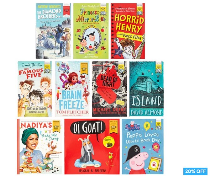 20% OFF World Book Day Collection 10-Book Set $10.39 (RRP$12.99)