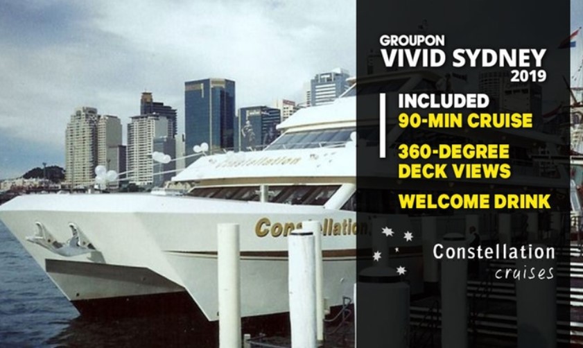 Constellation Cruises: 90-Min Vivid Cruise: Mon-Tue ($20), Wed-Fri ($25), Sat-Sun ($30) (Up to $65 Value)