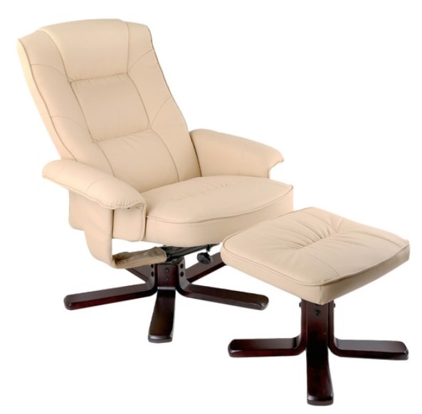 12% OFF Norman Faux Leather & Wood Recliner Armchair by i.Life $219.00 (RRP$249.00)