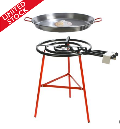 Chef Inox Garcima Ibiza Paella Set (Pan/Burner/Stand) $299.00 (RRP:$499.00)