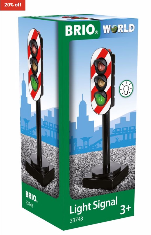 20% OFF BRIO – Light Signal $15.96 (RRP$19.95)