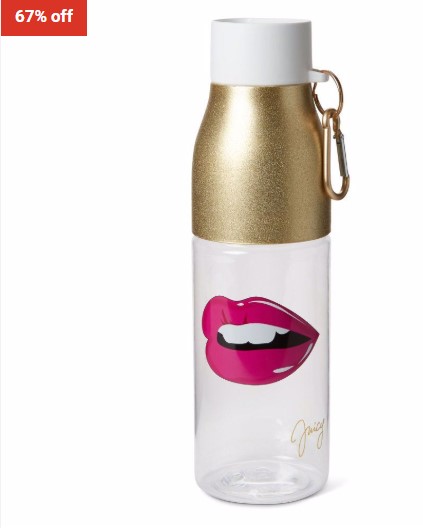 67% OFF Juicy Couture Plastic Bottle With Hook 25oz/750mL – Lips $12 (RRP$36)