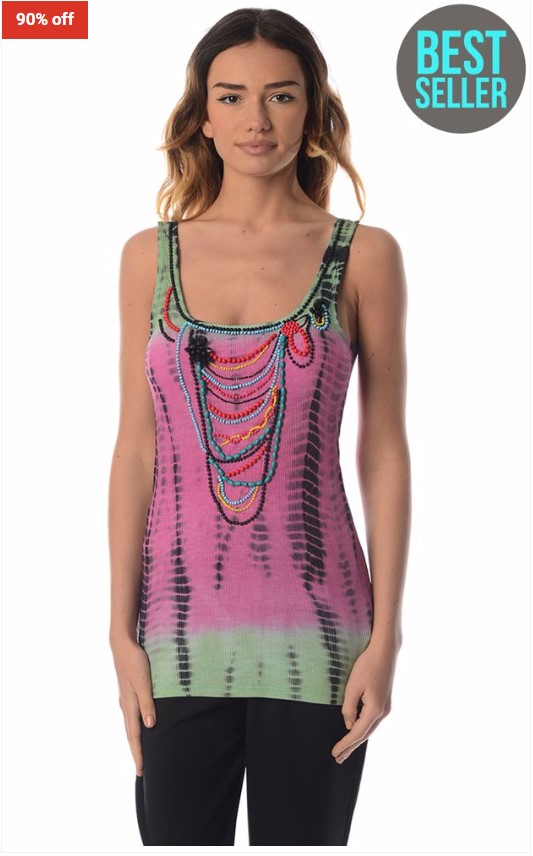 90% OFF New Look Fuchsia Green Vest Top $4 (RRP$39)