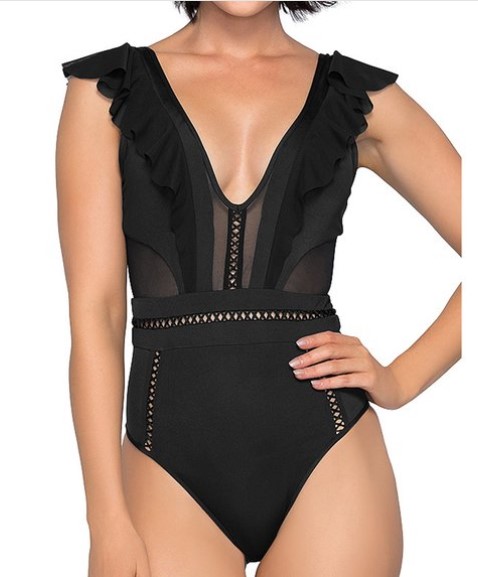 JETS Women’s Plunged One Piece – Black $129.99