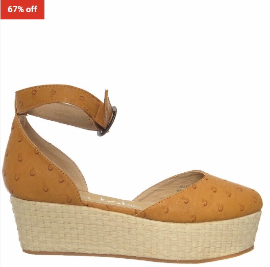 67% OFF Boston Babe Alexis W Camel Ostrich Pu $26 (RRP$79.95)