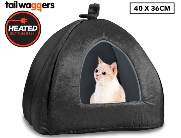 Tail Waggers 40x36cm Heated Cat Dome Tail $34.99