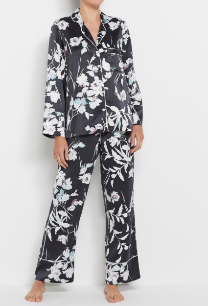 Painterly Floral Satin Pyjama Set $89.95