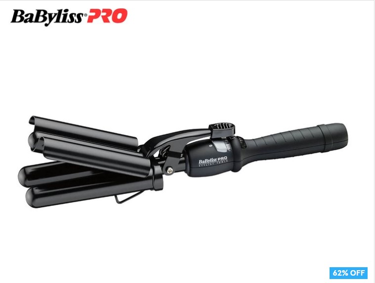 62% OFF Babyliss Pro Hollywood Tourmaline Ceramic Triple Barrel Waver $39 (Don’t pay $104.95)