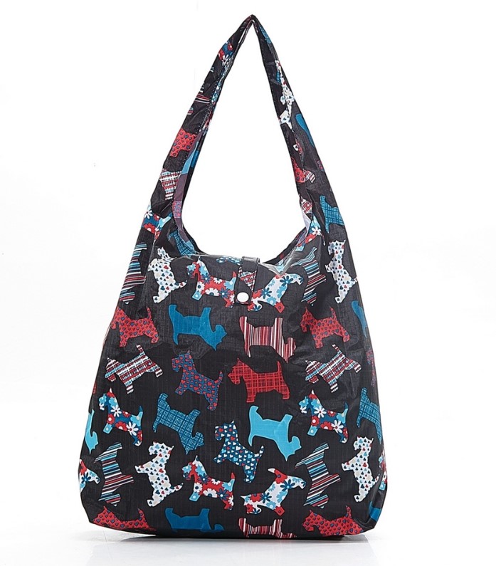 Eco Chic Foldable Shopper Bag Scotty Dog Black $8.99 (RRP $11.95)