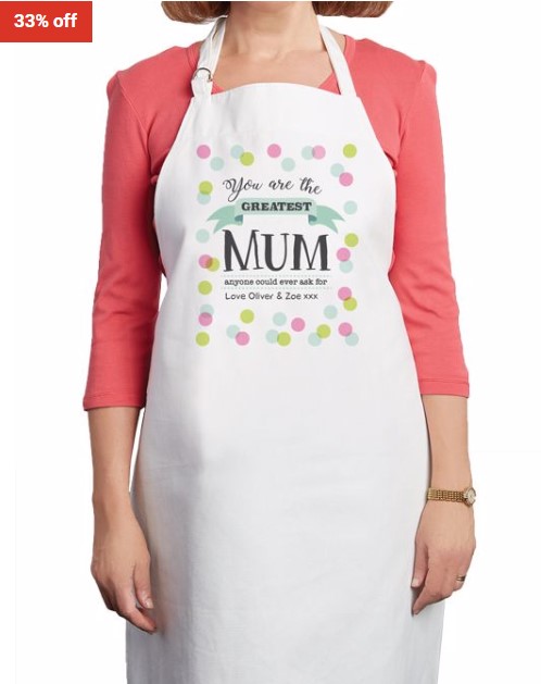 33% OFF Personalised Apron Greatest Apron $19.99 (RRP$29.99)