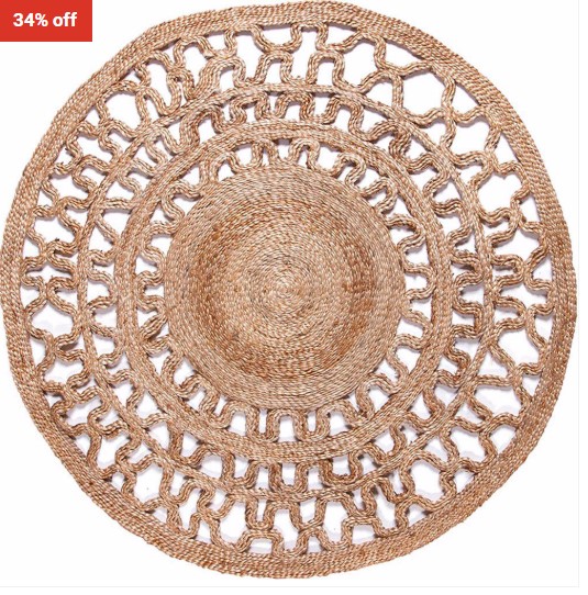 34% OFF 120cm Round Mogra $99 (RRP$149)