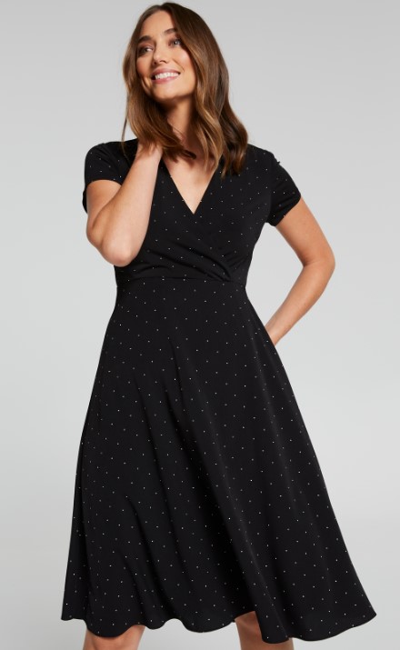 Caitlin Knit Woven Dress $83.97 (RRP$139.95)