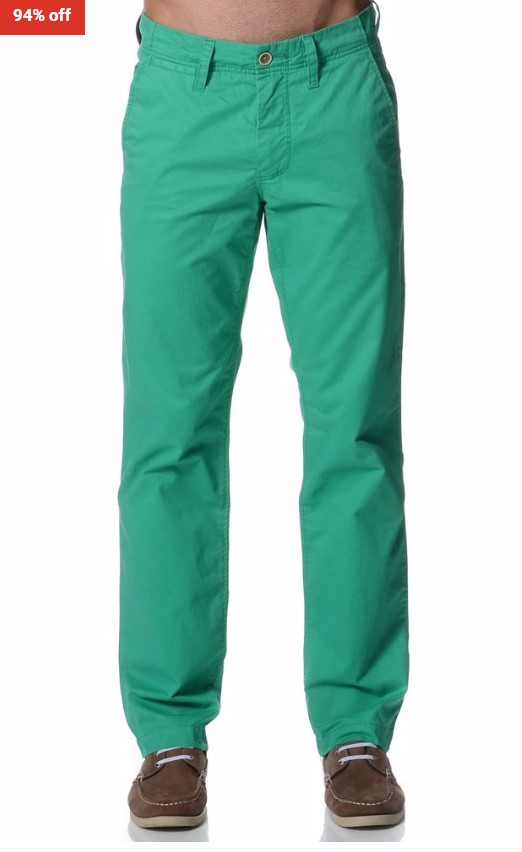 94% OFF Esprit Green Cotton Slim Chino $5 (RRP$89.95)