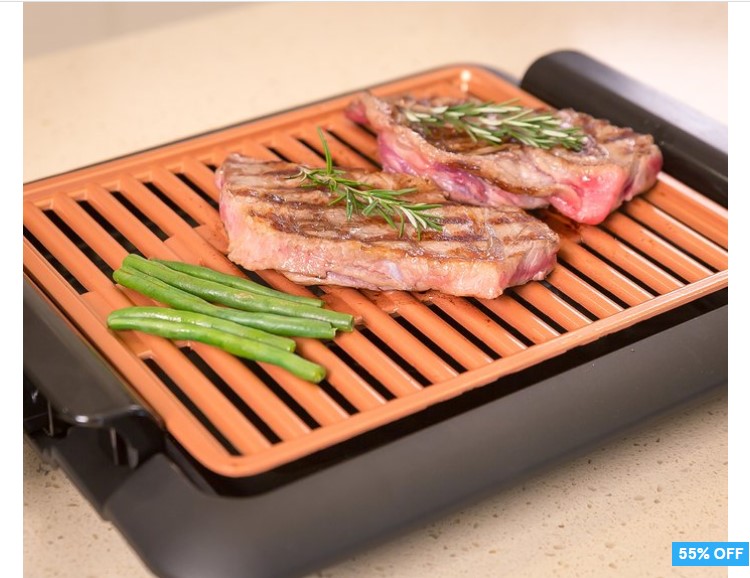 55% OFF Copper Pro Smokeless Grill $49 (Don’t pay $109.99)