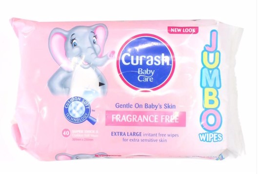 Curash Baby Wipes Pack of 40 Jumbo $3 (RRP$6)