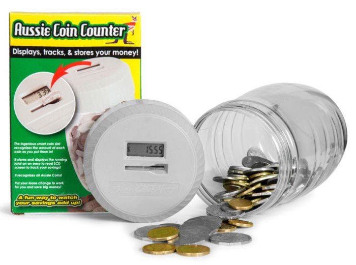 Digital Aussie Coin Counter – Grey $9.99