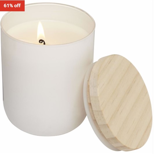 61% OFF Seasons Glass Lani Candle With Wooden Lid Seasons $31 (RRP$80)