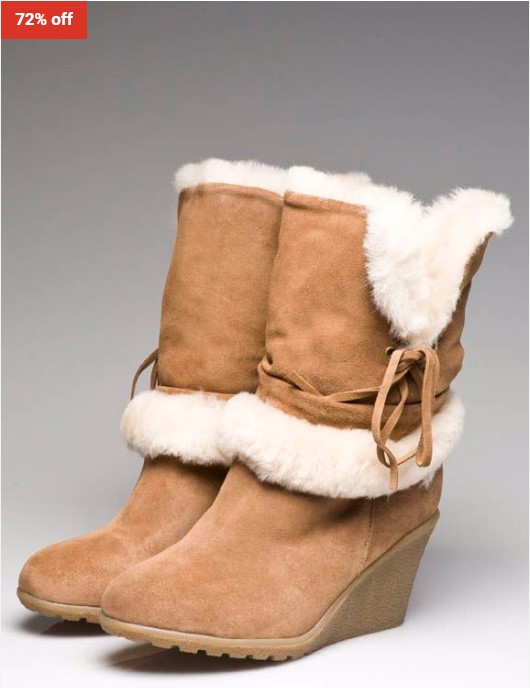 72% OFF Australian Made Leather Uggs Womens – Chantelle – Wedge – High – Heel $74.95 (RRP$269)