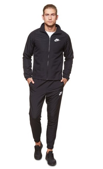 Nike Men’s Woven Tracksuit – Black/White $89.99