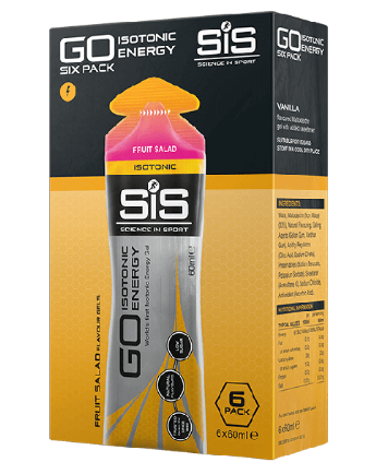 GO Isotonic Energy Gel – 6 Pack (Fruit Salad) $24.00