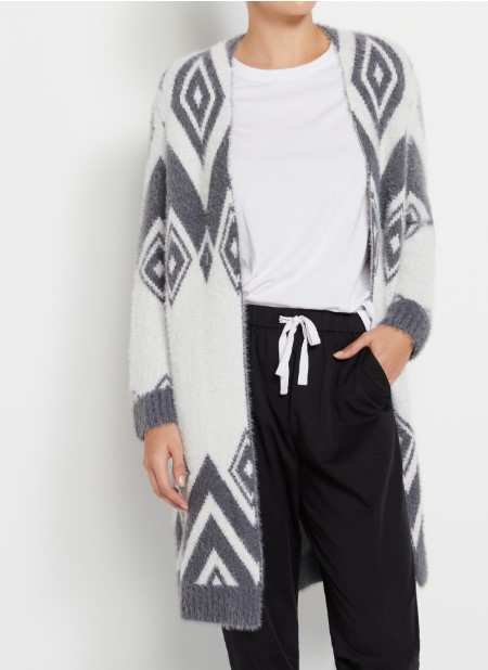 Jacqard Edge To Edge Cardigan $109.95