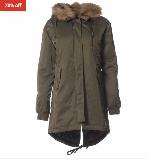 78% OFF David Jones Jacket Olive $29 (RRP$129.95)