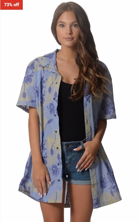 73% OFF ROXY My Heritage Beach Shirt $19 (RRP$69.99)