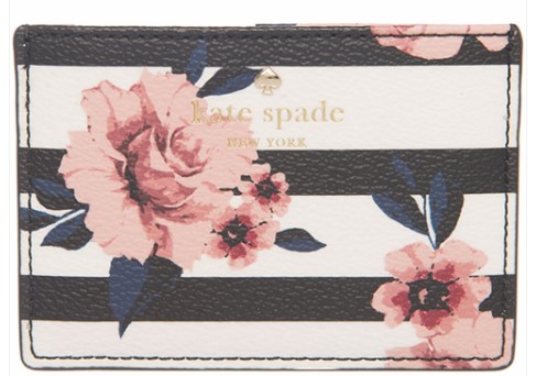 33% OFF Kate Spade Floralmult Leather Card Holder Bag $59 (RRP$88)
