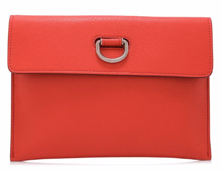 23% OFF Burberry D Ring Leather Pouch With Zip Coin Case $880 (RRP$1150)