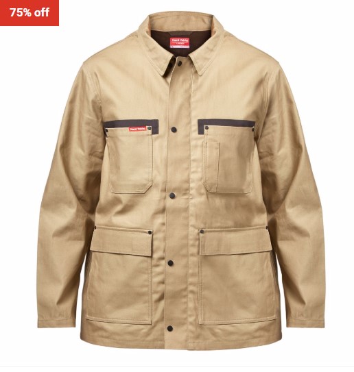 75% OFF Hard Yakka Khaki Legends Jacket $24.95 (RRP$99.99)