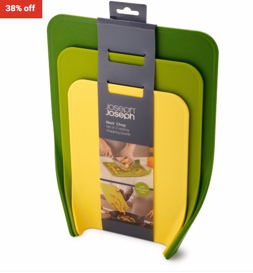 38% OFF Joseph Joseph 3 Piece Nest Chop Set $29 (RRP$47)