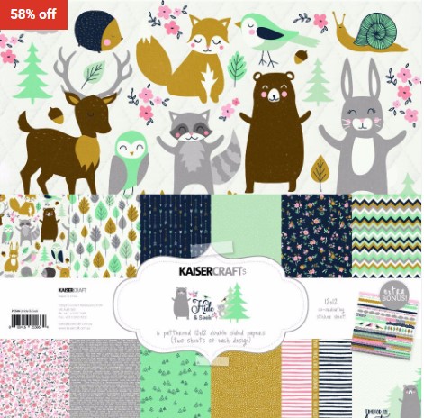 58% OFF Kaisercraft Hide and Seek Paper Pack $5 (RRP$11.99)